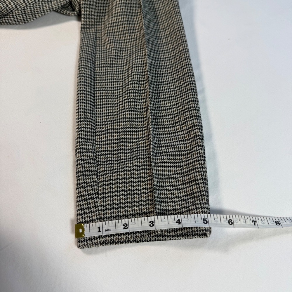 Jules & Leopold Houndstooth Leggings Brown Black Plaid Slim Pants JQ26566CHU New - Picture 10 of 12